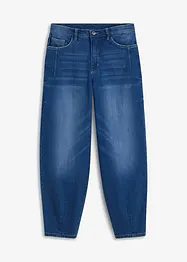 Barreljeans, High Waist, ekologisk bomull, bonprix