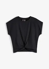 Kort T-shirt i ekologisk bomull, bonprix