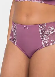 Formande trosa med broderi (2-pack), bonprix