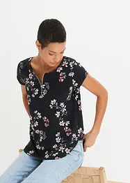 Topp i bomullsmix, bonprix