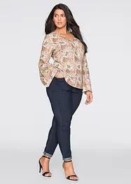 Extra stretchiga jeans gjorda i ett tunt material, bonprix