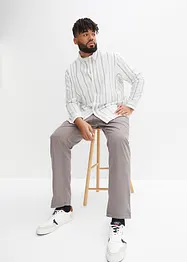 Byxa i twill av bomull, Regular Fit, Straight, bonprix