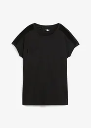 Avslappnad topp med spets, bonprix