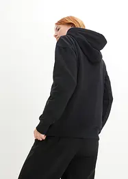 Sweatshirt med huva i oversizemodell, bonprix
