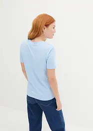 T-shirt med blomtryck, bonprix
