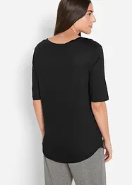 Lång topp i mjuk viskos (2-pack), bonprix