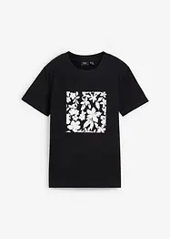 T-shirt med blomtryck, bonprix