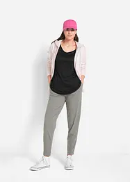 Lång topp i mjuk viskos (2-pack), bonprix