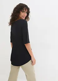 Lång topp i mjuk viskos (2-pack), bonprix