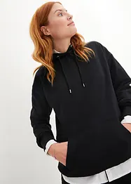 Sweatshirt med huva i oversizemodell, bonprix