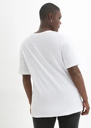 Longshirt med tryck, bonprix