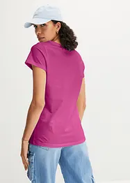 T-shirt med rund halsringning (5-pack), kortärmad, bonprix