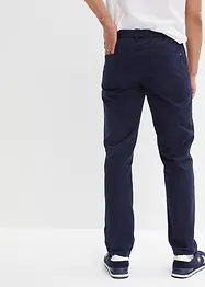 Dra-på byxa med raka ben i ren bomull, Regular Fit, bonprix