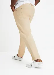 Dra-på byxa med raka ben i ren bomull, Regular Fit, bonprix