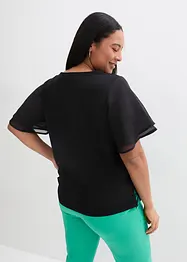 Topp med chiffongärmar, bonprix