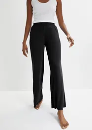 Pyjamasbyxa med vida ben med viskos, bonprix