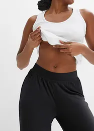 Pyjamasbyxa med vida ben med viskos, bonprix
