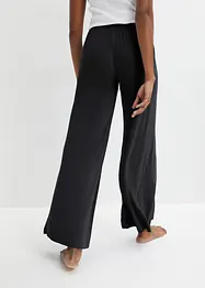 Pyjamasbyxa med vida ben med viskos, bonprix