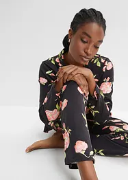 Pyjamas med knappslå och insticksfickor, bonprix