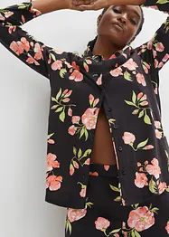 Pyjamas med knappslå och insticksfickor, bonprix