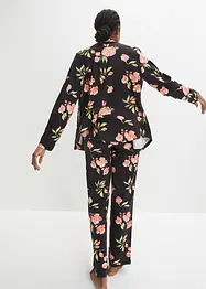 Pyjamas med knappslå och insticksfickor, bonprix