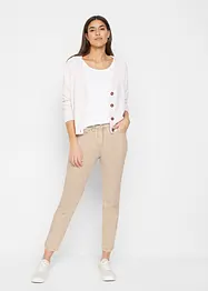 Kort kypertbyxa med used-look, bonprix