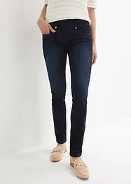 Straight Jeans Mid Waist, Super Stretch med bekväm midja, bonprix