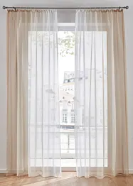 Gardin med färgskiftning i återvunnen polyester (2-pack), bonprix