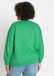 Oversizesweatshirt i mjuk bomullsmix, bonprix