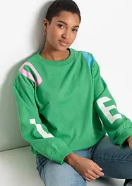 Oversizesweatshirt i mjuk bomullsmix, bonprix