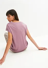 T-shirt med fjädertryck, bonprix
