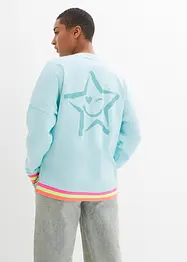 Sweatshirt med färgglada muddar, bonprix