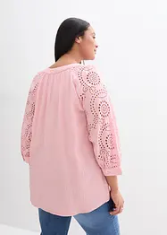 Muslintunika med hålbroderi, bonprix