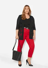 Cardigan med spets, bonprix