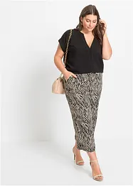 Blustunika av ren viskos, bonprix