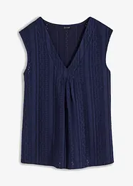 Linne med hålbroderi, bonprix