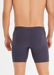 Långa boxershorts med ekologisk bomull (2-pack), bonprix