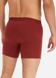 Medellånga boxershorts i ekologisk bomull (3-pack), bonprix