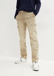 Regular Fit Cargo Stretch Jeans, Straight, bonprix