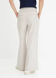 Utsvängd byxa, High Waist, bonprix