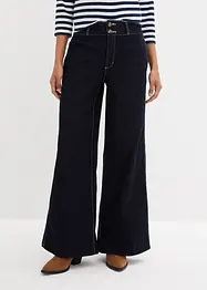 Wide Leg Stretch Jeans High Waist, bonprix