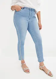 Jeans med strassapplikation, bonprix