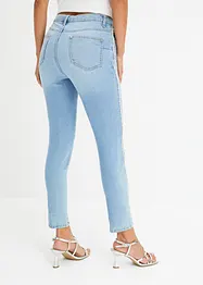 Skinny Jeans med strassapplikation, bonprix