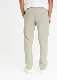 Stretchiga chinos med ekologisk bomull, Loose Fit, Straight, bonprix