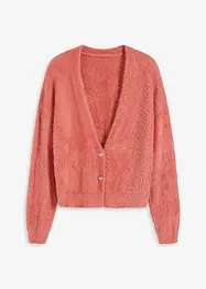 Mjuk cardigan med prydnadsknappar, bonprix