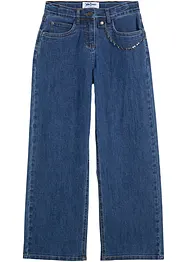 Barnjeans med kedjor, Wide Leg, bonprix