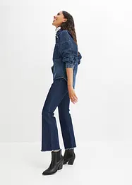 Flared Jeans Mid Waist, cropped, bonprix