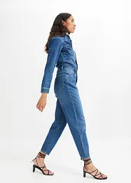 Jeansjumpsuit Barrel Fit, bonprix