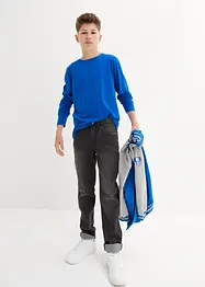 Långärmad tröja med ekologisk bomull (3-pack), bonprix