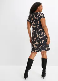 Jerseyklänning i återvunnen polyester, bonprix
